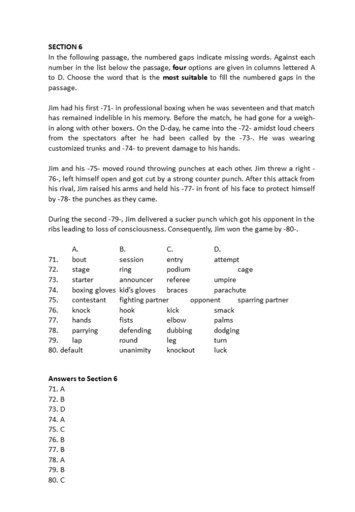 2023 WAEC English Objective questions